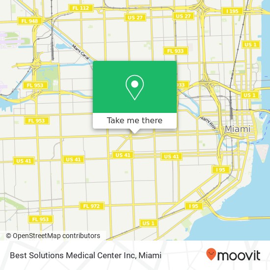 Mapa de Best Solutions Medical Center Inc