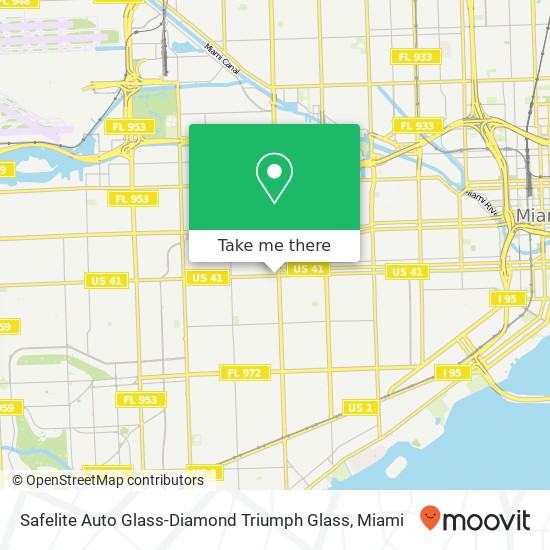 Safelite Auto Glass-Diamond Triumph Glass map