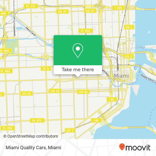 Miami Quality Cars map