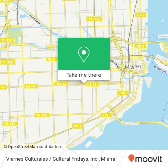 Viernes Culturales / Cultural Fridays, Inc. map