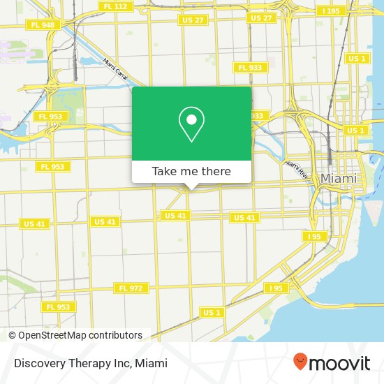 Discovery Therapy Inc map