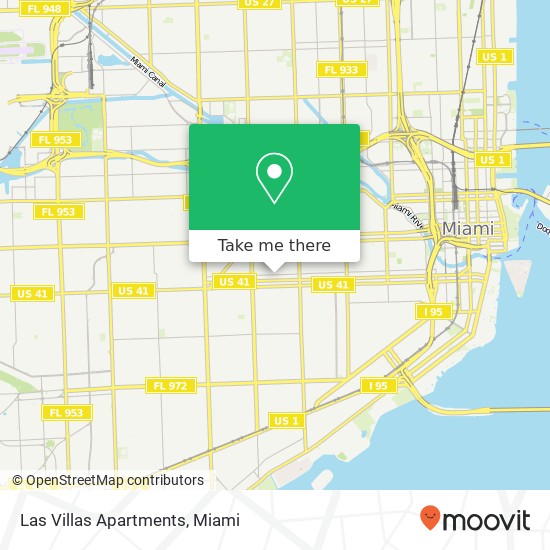 Las Villas Apartments map