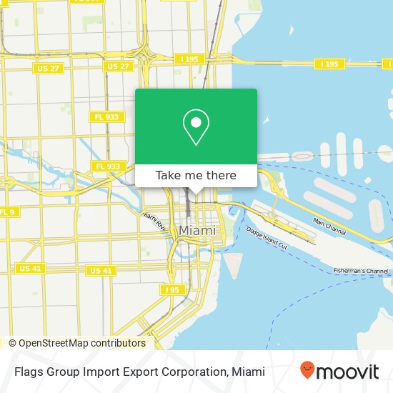 Flags Group Import Export Corporation map