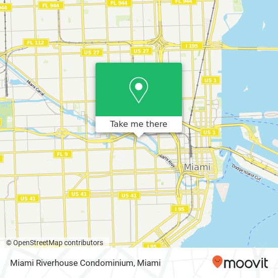 Miami Riverhouse Condominium map