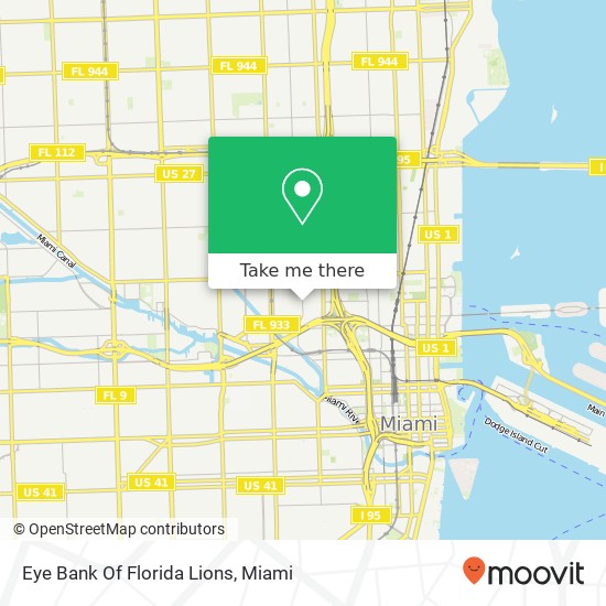 Eye Bank Of Florida Lions map