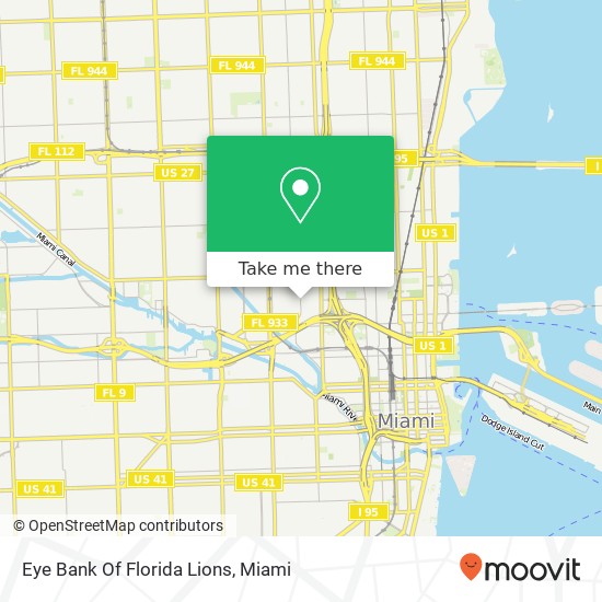 Mapa de Eye Bank Of Florida Lions