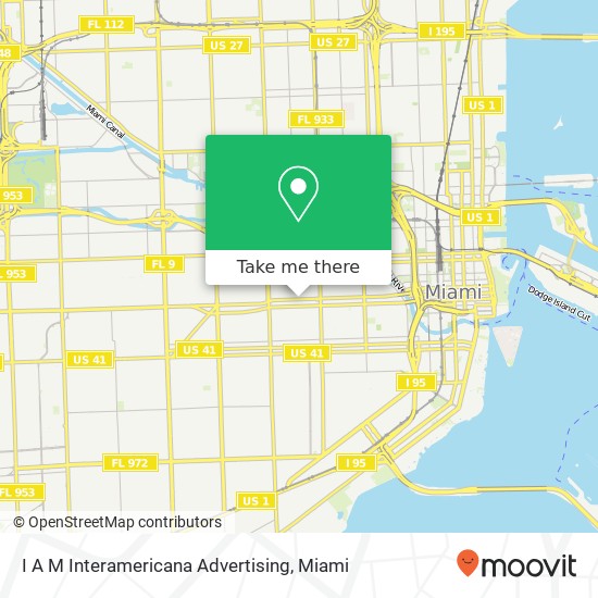Mapa de I A M Interamericana Advertising
