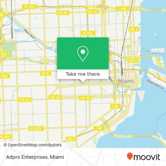 Adpro Enterprises map