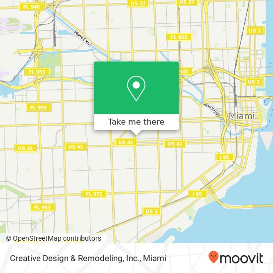 Mapa de Creative Design & Remodeling, Inc.