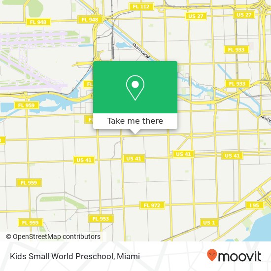 Mapa de Kids Small World Preschool