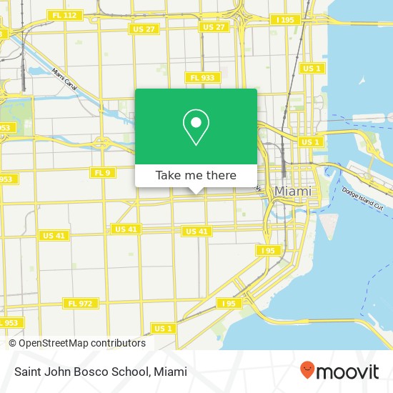 Saint John Bosco School map