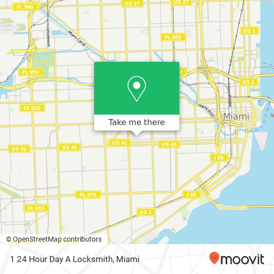 1 24 Hour Day A Locksmith map