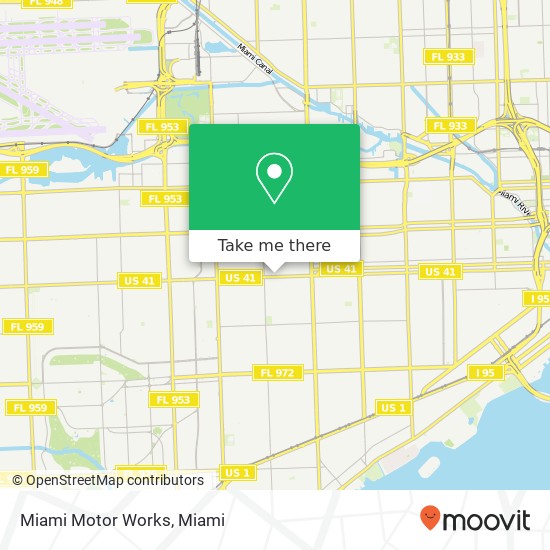 Mapa de Miami Motor Works