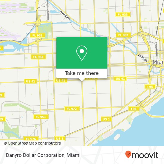 Danyro Dollar Corporation map