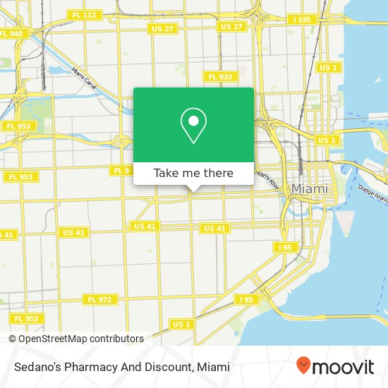 Sedano's Pharmacy And Discount map