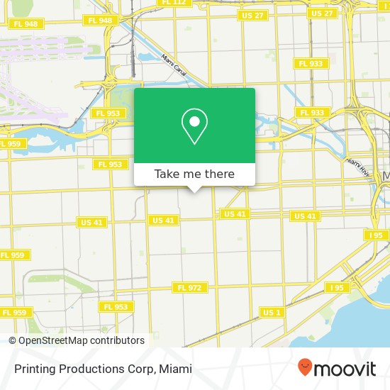 Printing Productions Corp map