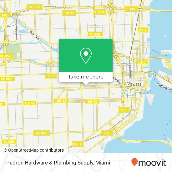 Padron Hardware & Plumbing Supply map