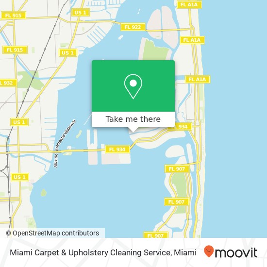 Miami Carpet & Upholstery Cleaning Service map
