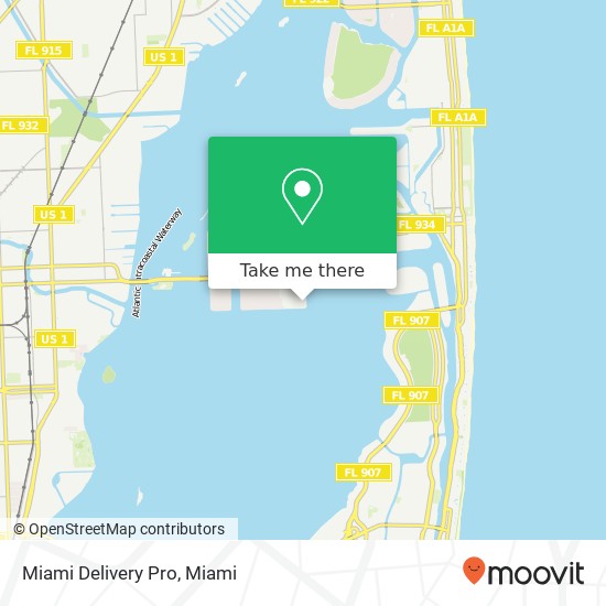 Miami Delivery Pro map