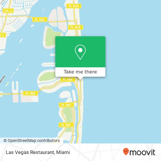 Mapa de Las Vegas Restaurant