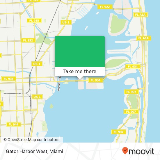 Mapa de Gator Harbor West