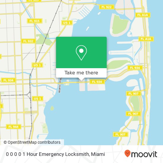 Mapa de 0 0 0 0 1 Hour Emergency Locksmith