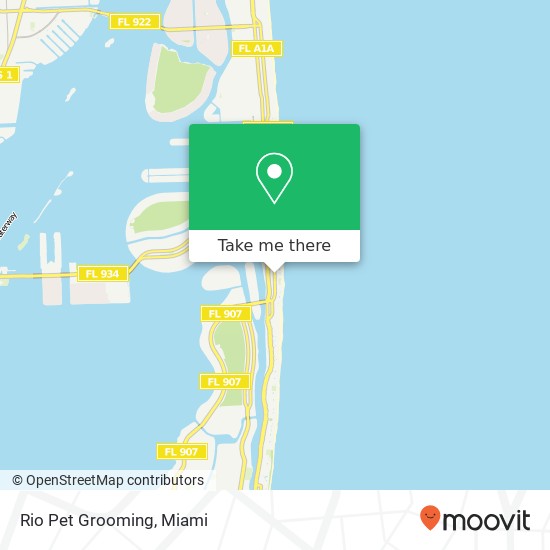 Rio Pet Grooming map