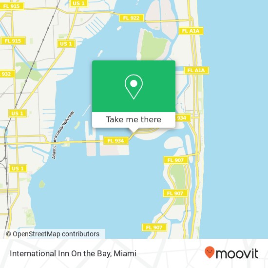 International Inn On the Bay map