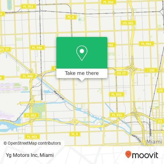 Yg Motors Inc map