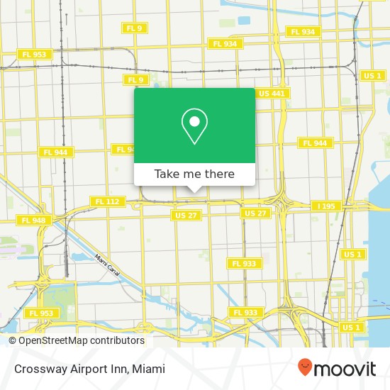 Crossway Airport Inn map