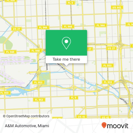 Mapa de A&M Automotive