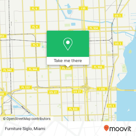 Mapa de Furniture Siglo