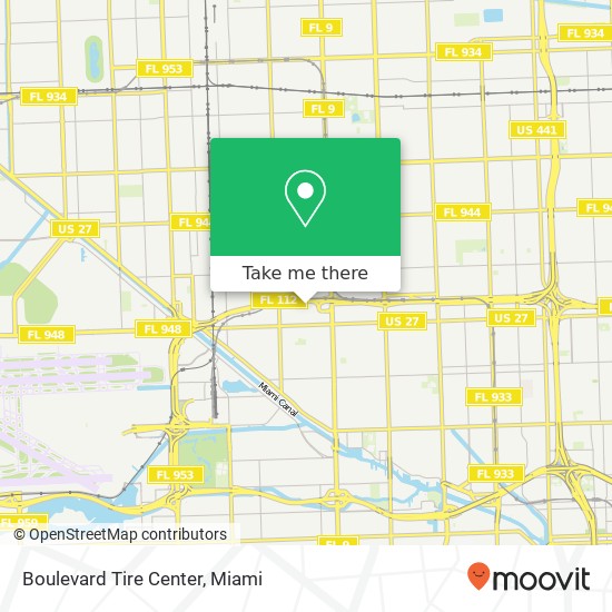 Boulevard Tire Center map
