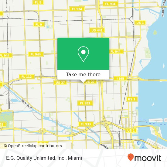 E.G. Quality Unlimited, Inc. map