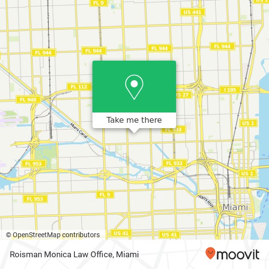 Mapa de Roisman Monica Law Office