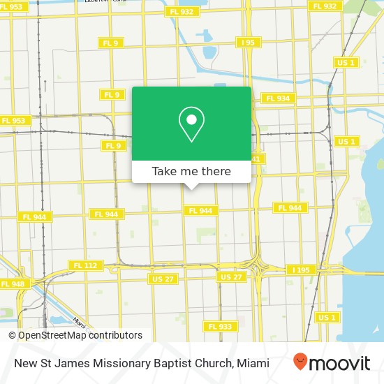New St James Missionary Baptist Church map