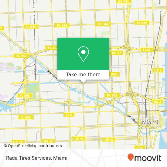 Rada Tires Services map