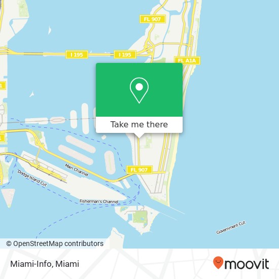 Mapa de Miami-Info