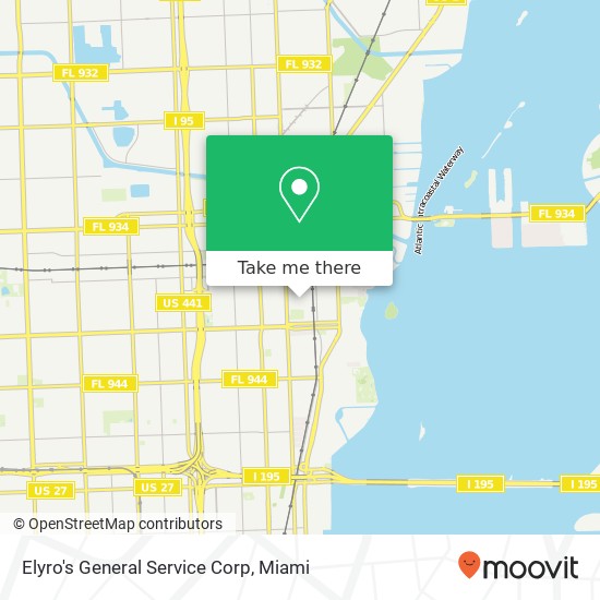 Elyro's General Service Corp map