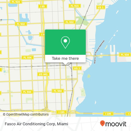 Fasco Air Conditioning Corp map