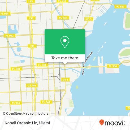 Mapa de Kopali Organic Llc