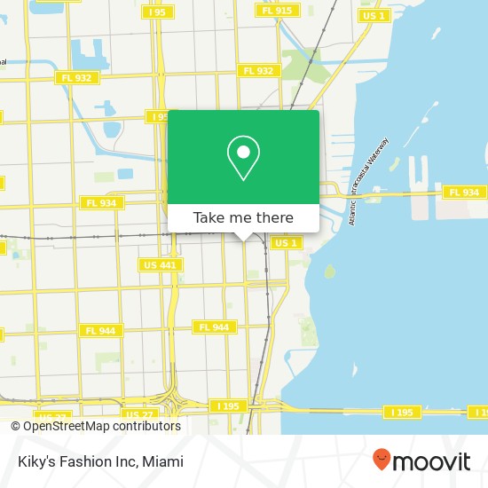 Mapa de Kiky's Fashion Inc