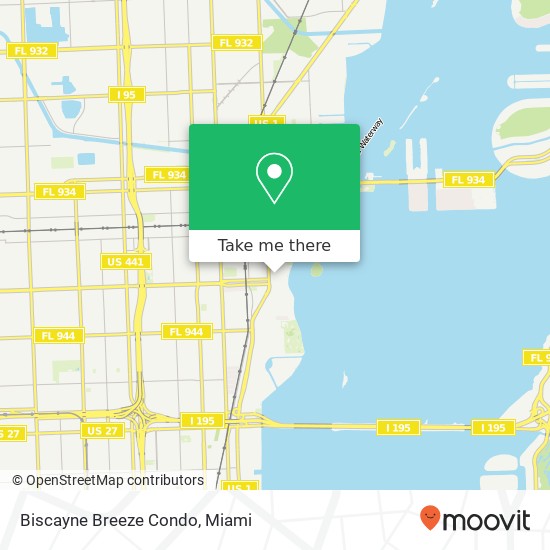 Biscayne Breeze Condo map