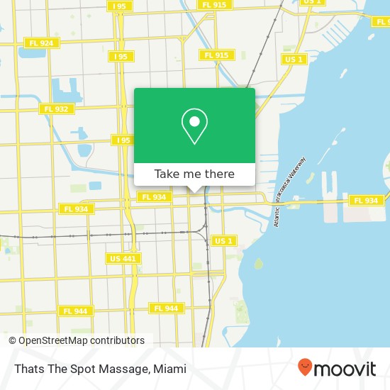 Mapa de Thats The Spot Massage