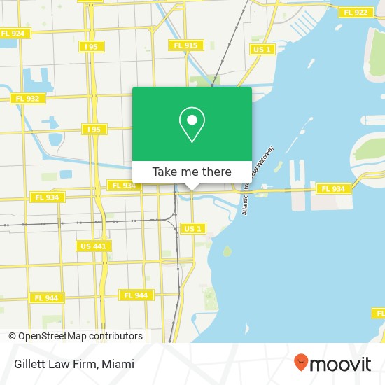 Mapa de Gillett Law Firm