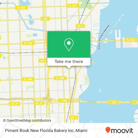 Piment Bouk New Florida Bakery Inc map