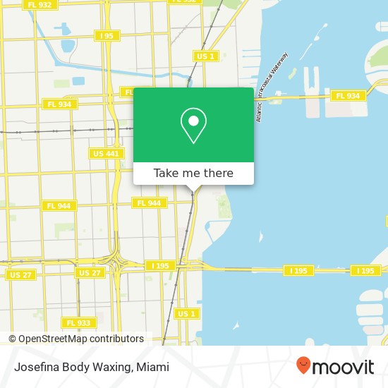 Mapa de Josefina Body Waxing