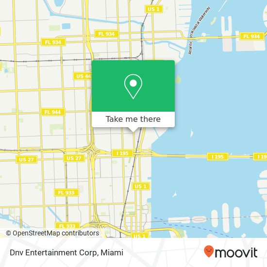 Mapa de Dnv Entertainment Corp