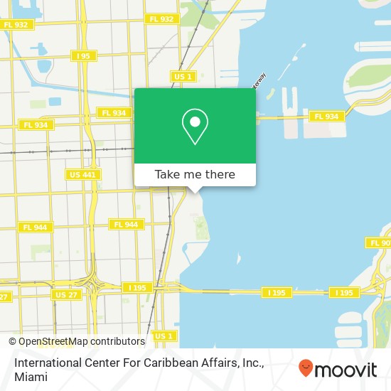 International Center For Caribbean Affairs, Inc. map