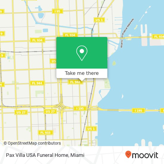 Pax Villa USA Funeral Home map